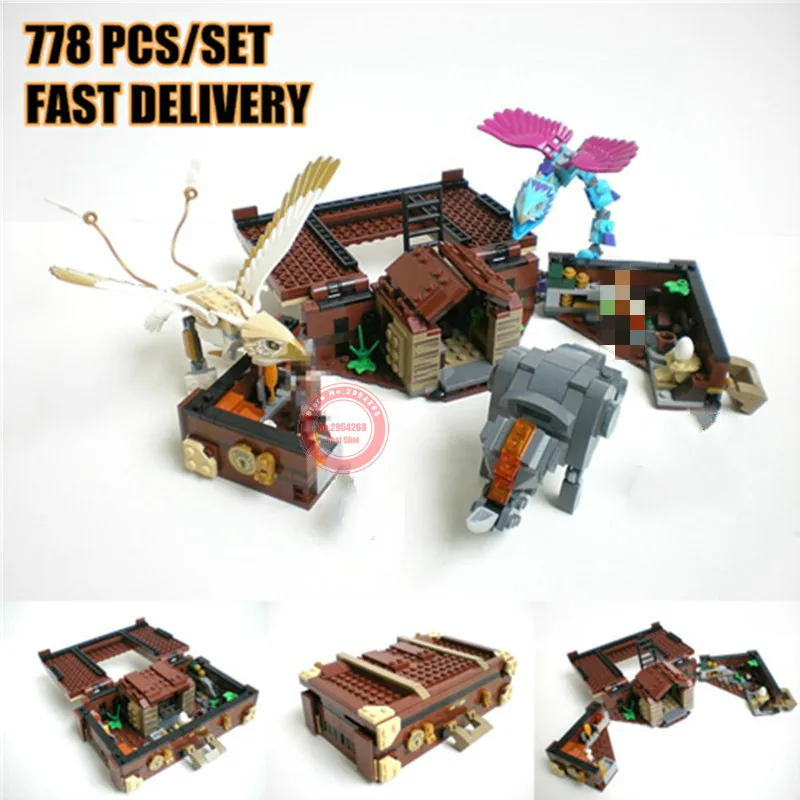Новый MOC Movie Newt's чехол волшебных Creatrues подходит для фантастических зверей