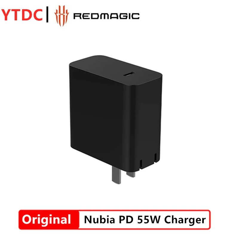 Оригинальное зарядное устройство Nubia 55 Вт PD для RedMagic 5G Phone Максимальная выходная