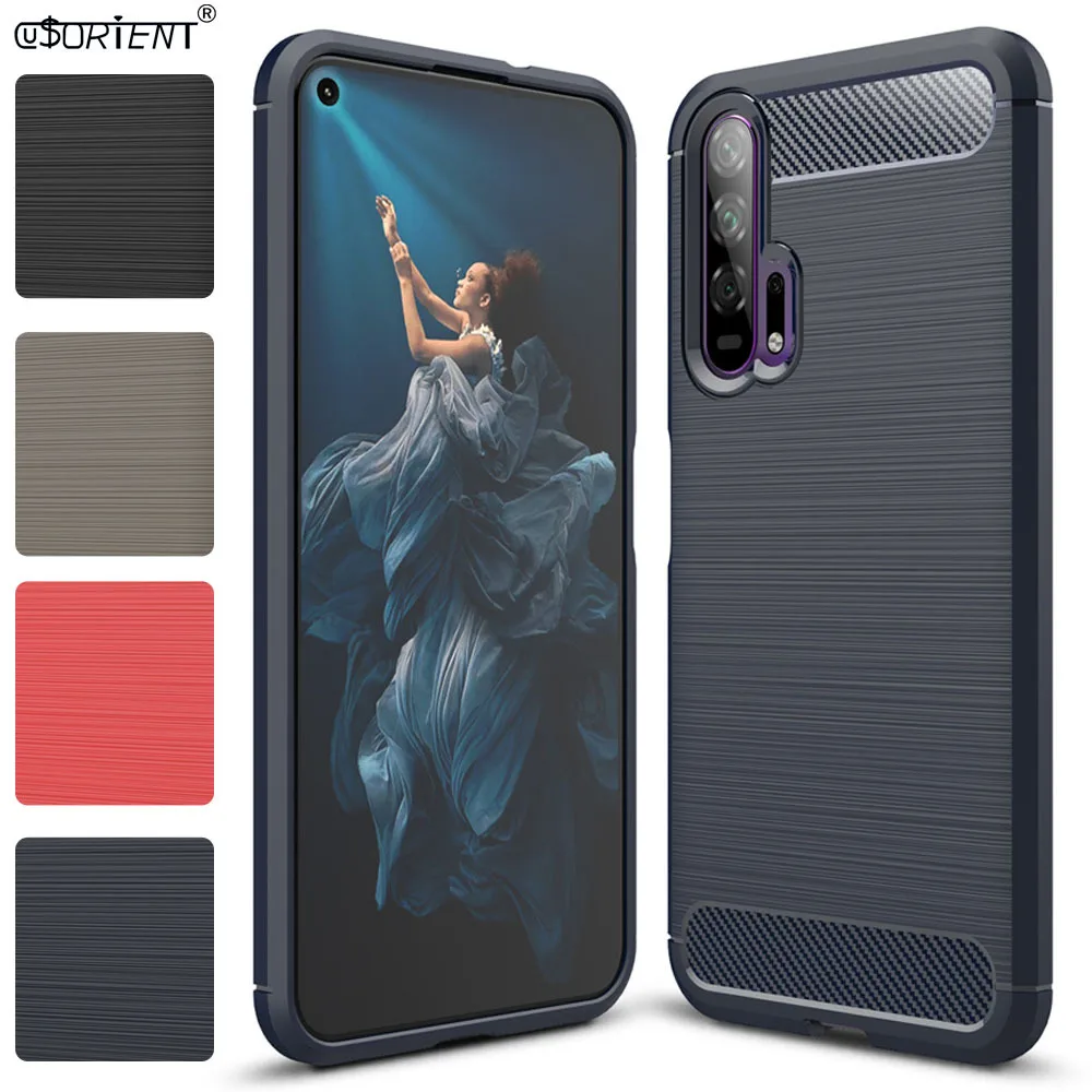 Чехол бампер Nova 5T для Huawei Honor 20 Pro силиконовый мягкий чехол подходящие Чехлы YAL L21 L41