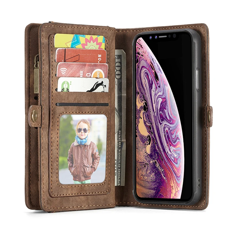 Роскошный кожаный чехол для iPhone X, XR, XS, Max, 8, 7, 6, 6s Plus, флип-чехол, чехол-кошелек, магнитный деловой чехол для телефона, для iPhone 11 Pro