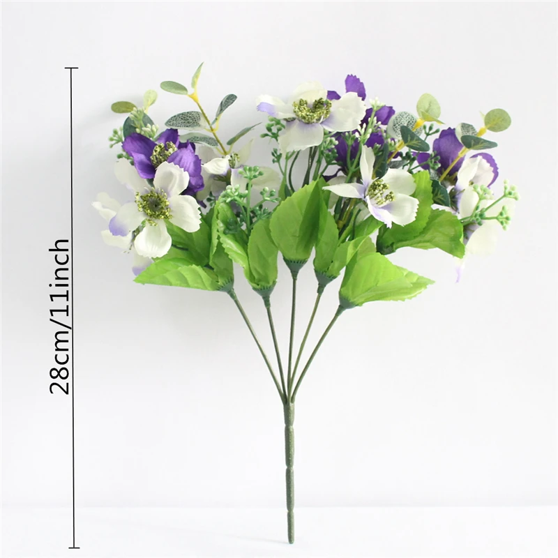 Корейский стиль маленький цветок румян искусственные цветочные украшения из