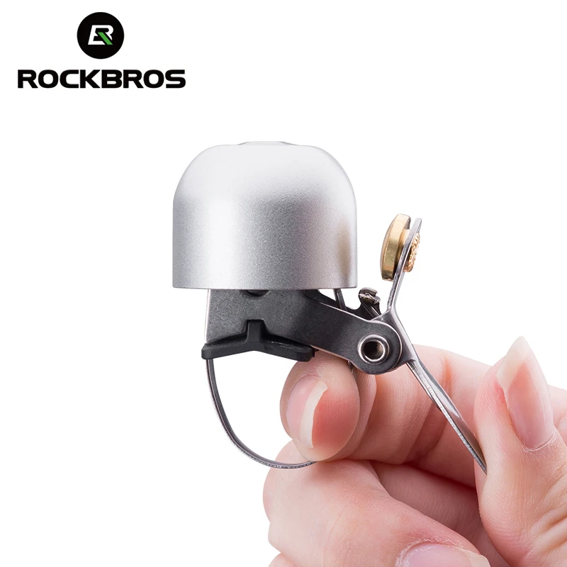 Звонок велосипедный ROCKBROS Классический звуковой сигнал на руль из нержавеющей