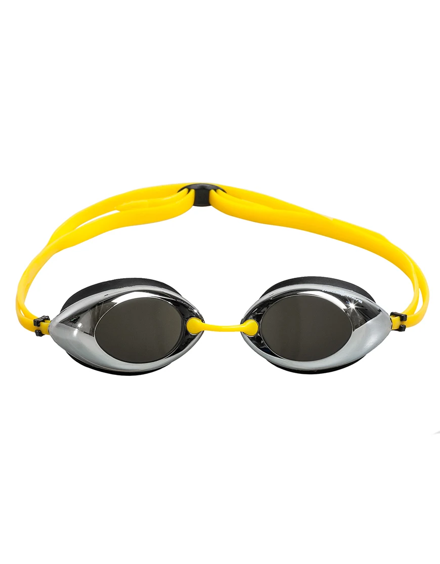 Очки для плавания Mad Wave LANE4 Mirror Yellow/Black M0427 22 0 06W | Спорт и развлечения