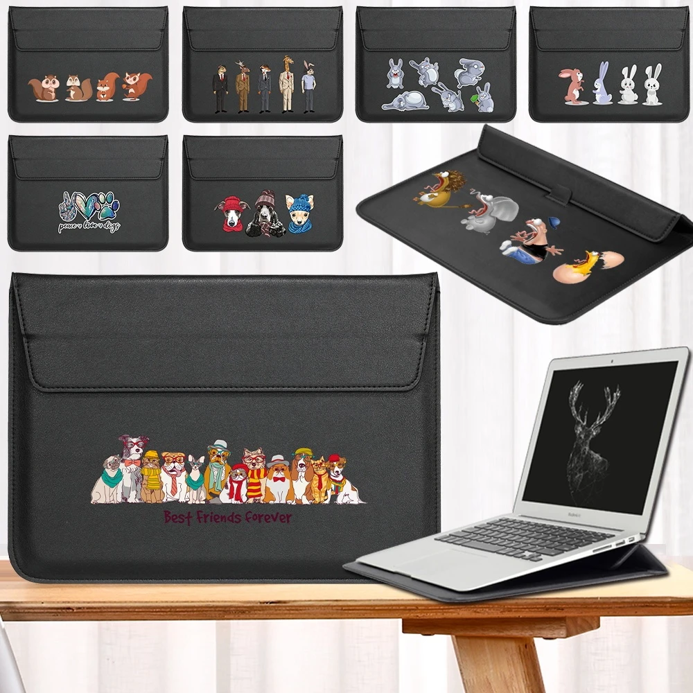 

For Macbook Pro 13 Case M1 Laptop Bag Sleeve for Macbook Air 13 Case 11 12 15 Inch Notebook Pouch HP Huawei Xiaomi Stand Cover