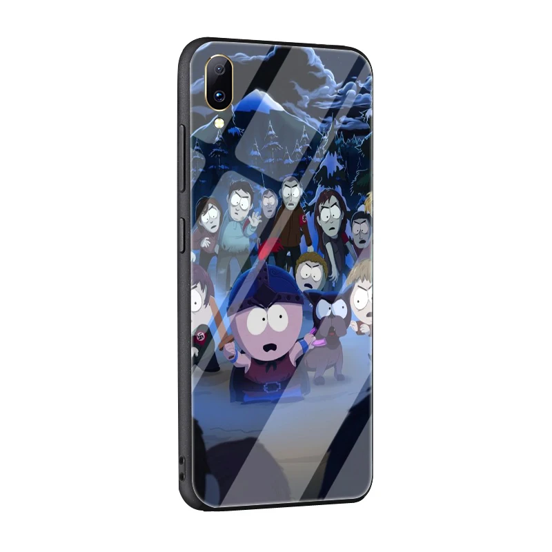 EWAU аниме Южный Парк чехол из закаленного стекла для телефона для VIVO V9 Y85 Y89 V15 Y17 Y91 Y93 Y95 Y91C - Цвет: G5