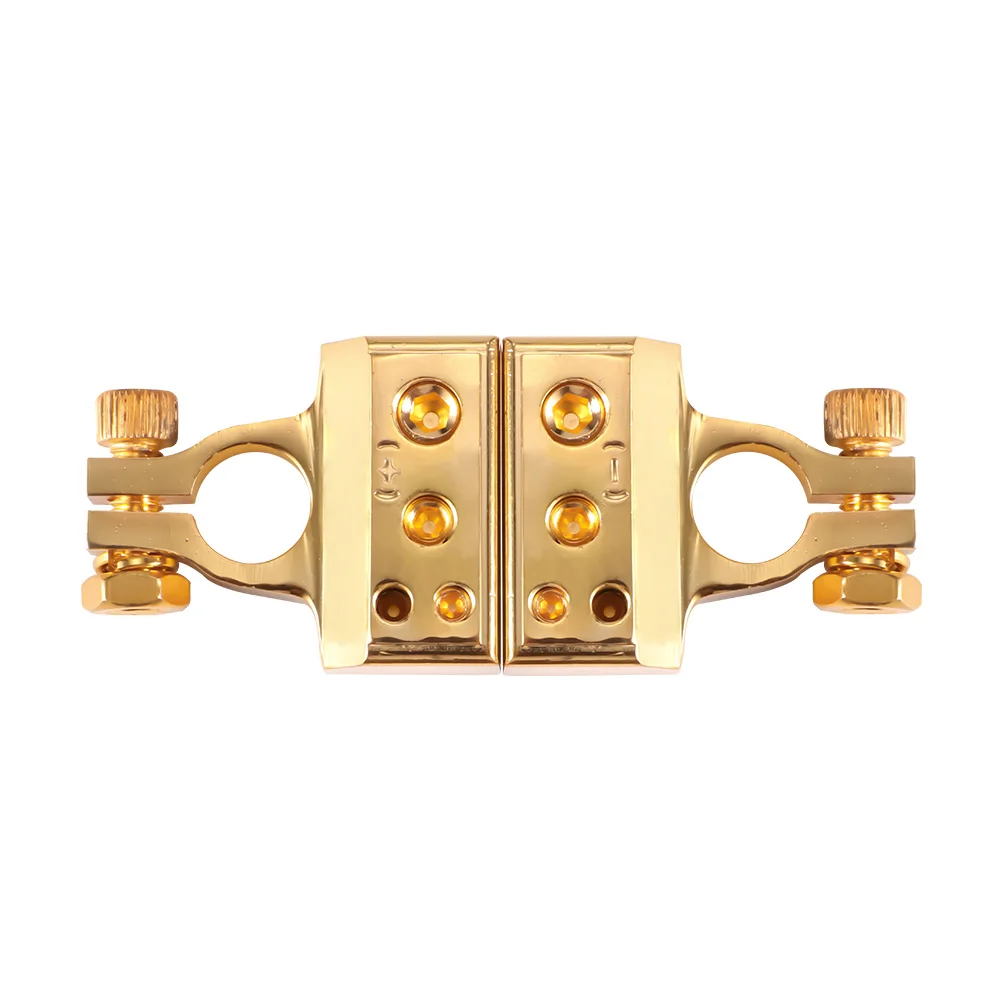 2 шт. позолоченные клеммы для автомобильных аккумуляторов|Аккумуляторы авто| |