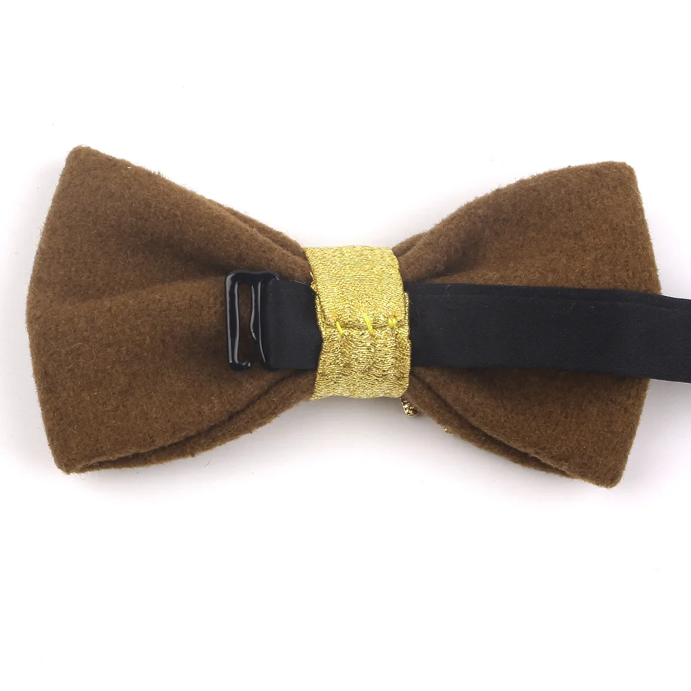 Металлическое украшение мужской галстук-бабочка Повседневный однотонный для