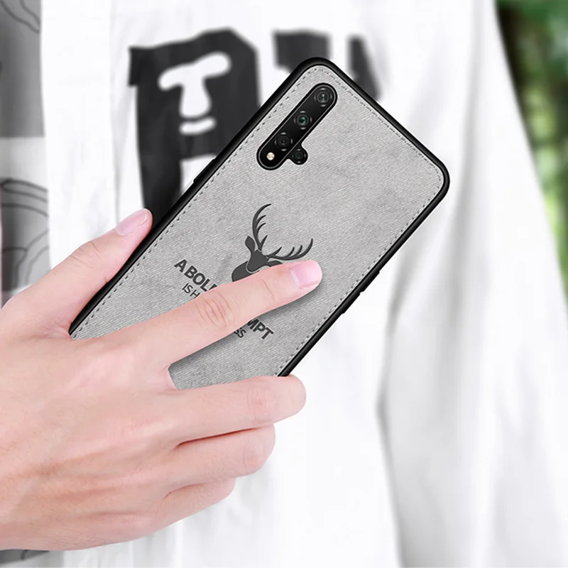 Shockproof Deer Cloth Case for Huawei Nova 5 5i 3 3i P20 Lite P30 Pro Mate 10 20 X 2 2s Plus P9 P10 Mate8 |