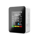 Бытовой детектор качества воздуха, многофункциональный al CO2 тестер, CO2 TVOC HCHO датчик температуры и влажности с функцией сигнализации