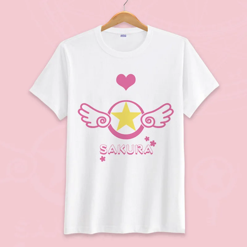 Футболка для косплея японского аниме Волшебная девушка Мачу шоджо кард каптор
