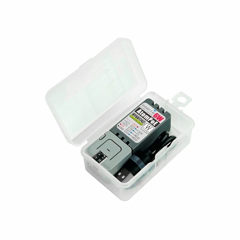 Официальный комплект M5Stack ATOM PoE с W5500 (HY601742E) плата расширения управления Ethernet TCP/IP |