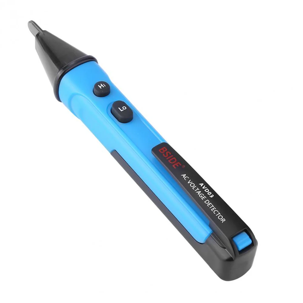 AVD03 Voltage Tester BSIDE Бесконтактный детектор напряжения AVD06 03 Чувствительность Регулируемая тестовая ручка NCV датчик светодиодный светильник индикатор напряжения 12-1000 В - Цвет: AVD03 Voltage Tester