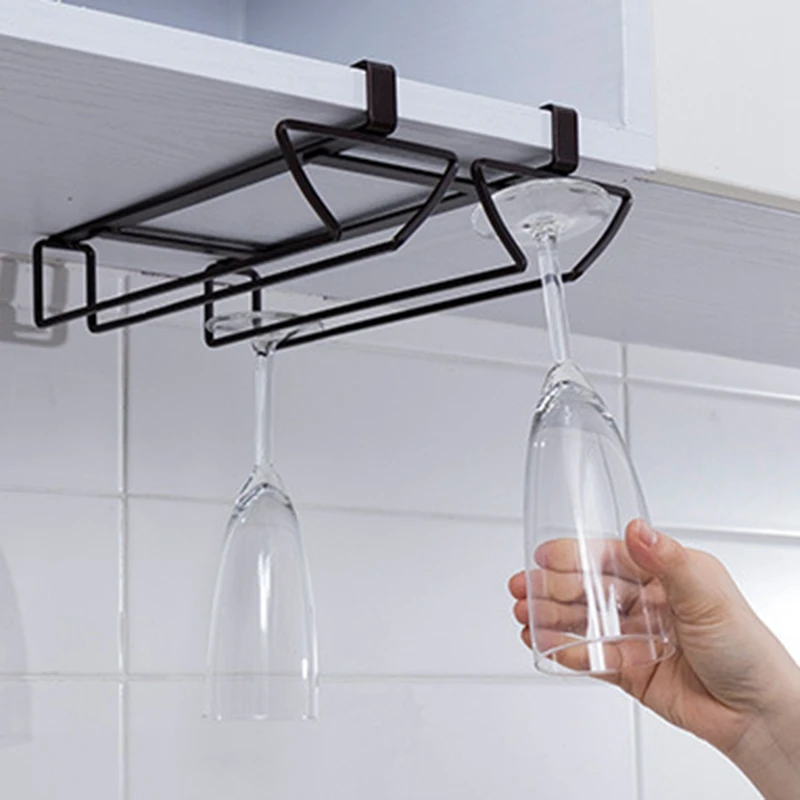 Подвесной Держатель для бокала вина держатель шампанского под шкаф полка