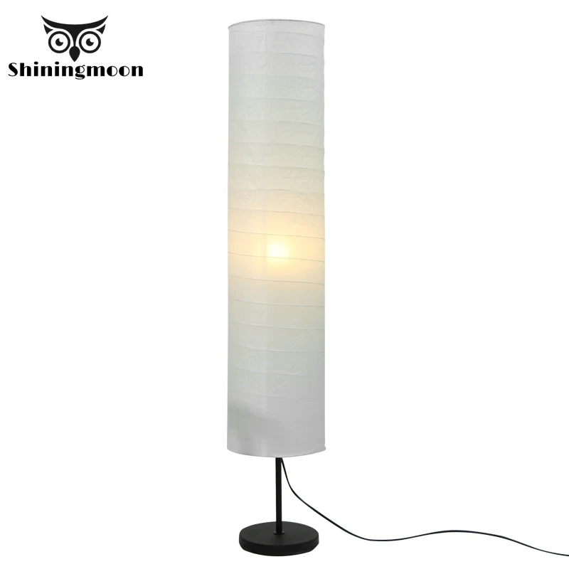 Современный светодиодный напольный светильник креативный бумажный абажур для