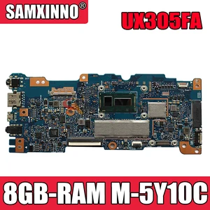 akemy ux305fa laptop motherboard for asus zenbook ux305fa original mainboard 8gb ram m 5y10c cpu free global shipping