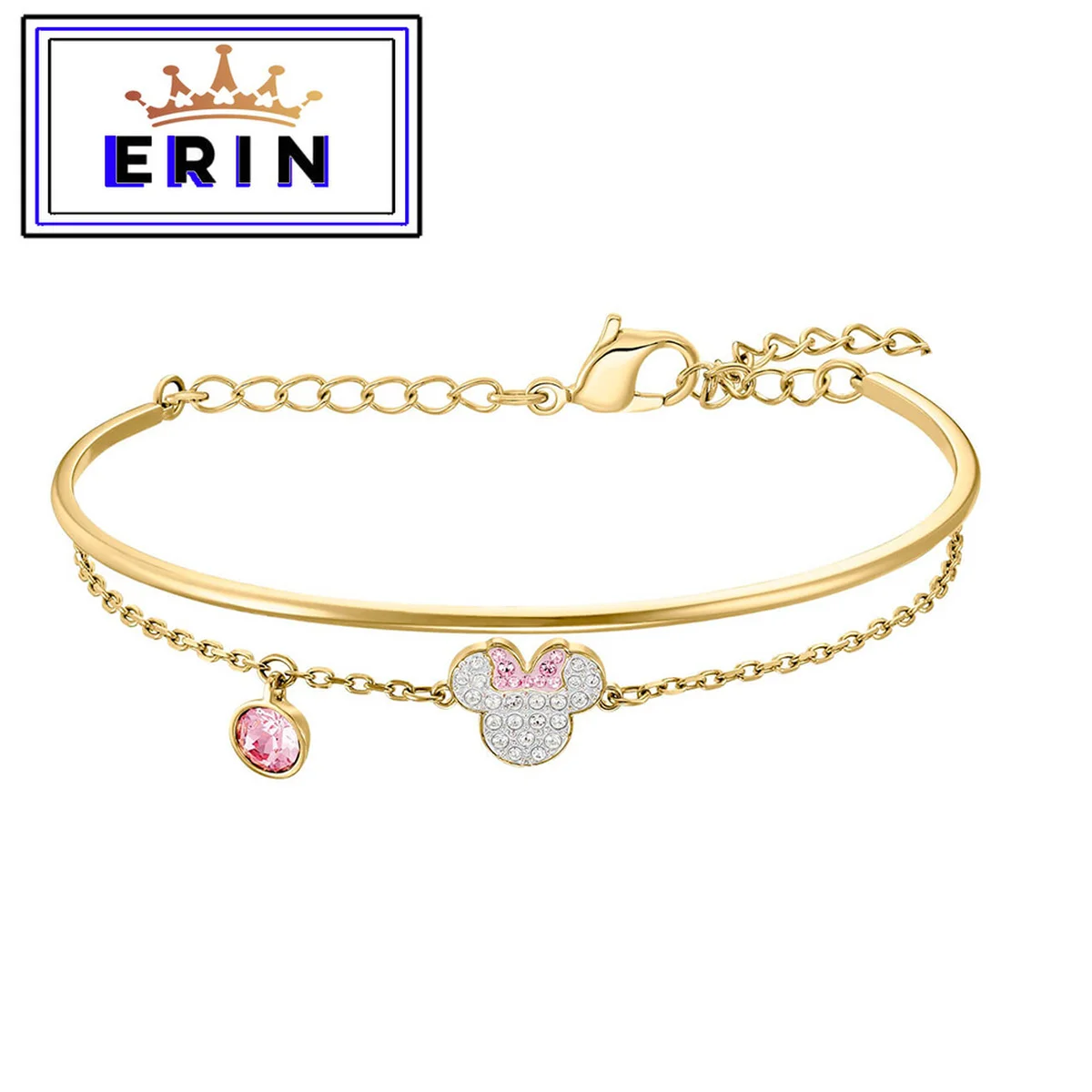 

ERIN High quality SWA, new classic mouse crystal suit Necklace women's Bracelet
