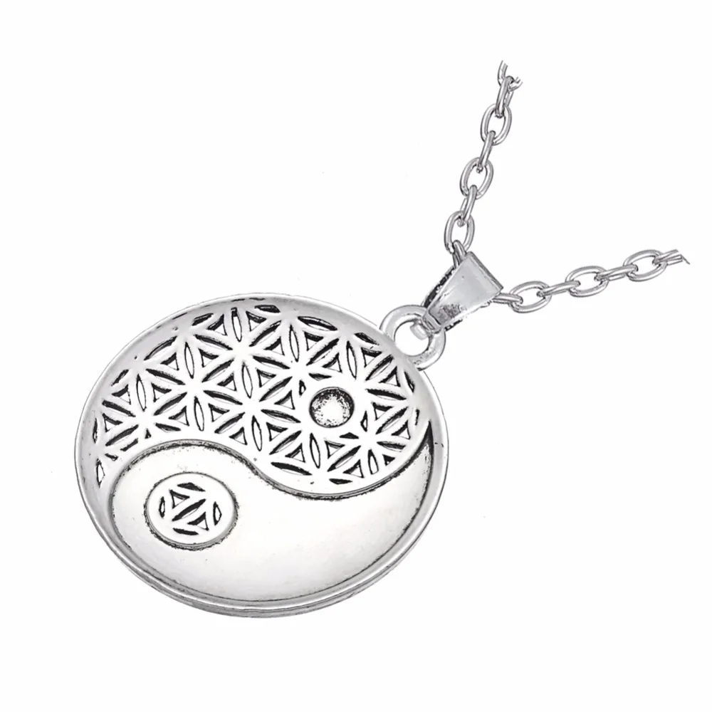 Lemegeton Yin Yang подвеска Taoist символ баланса ювелирные изделия Регулируемая