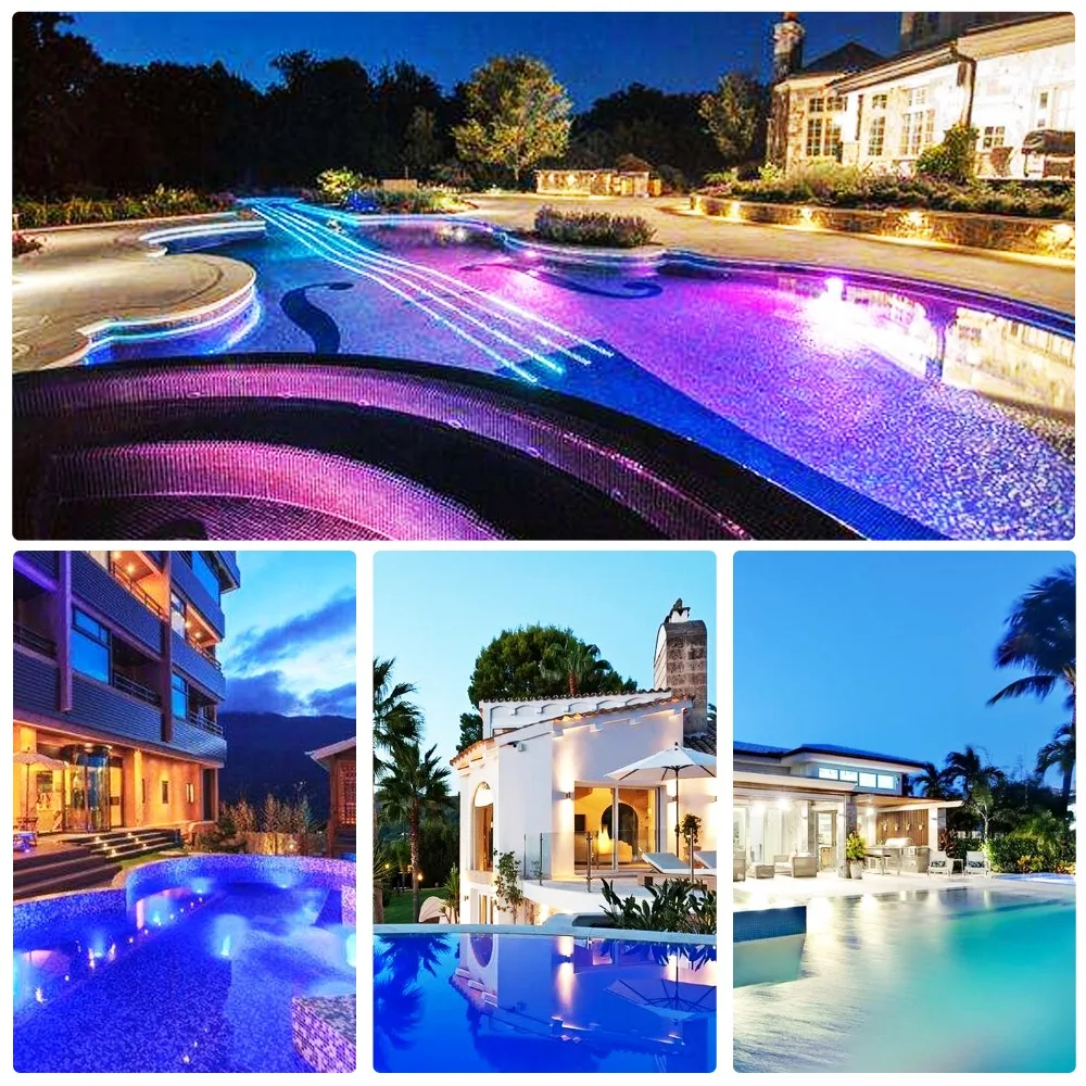 120 в 40 Вт Светодиодный Бассейн светильник светильники Цвет изменение подходят