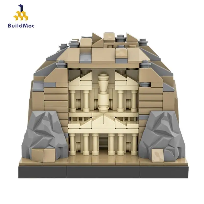 

Buildmoc, городские здания, Петра, исторический старинный город, здание города, улица, руины, руины, строительные блоки, модель, детская игрушка, ...