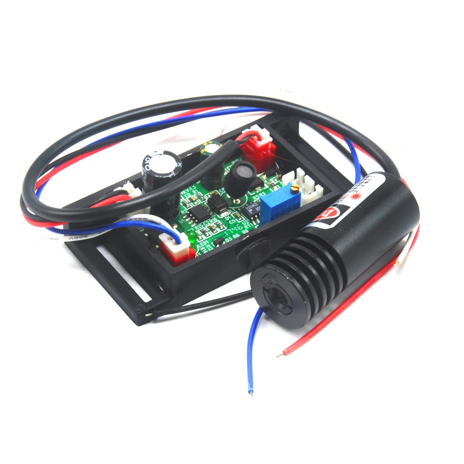 12В постоянного тока 150 мВт 650 нм красный лазерный диодный модуль фокусировка