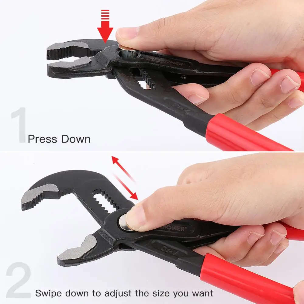 Maxpower 12 &quot10&quot плоскогубцы водяного насоса многофункциональные быстросъемные