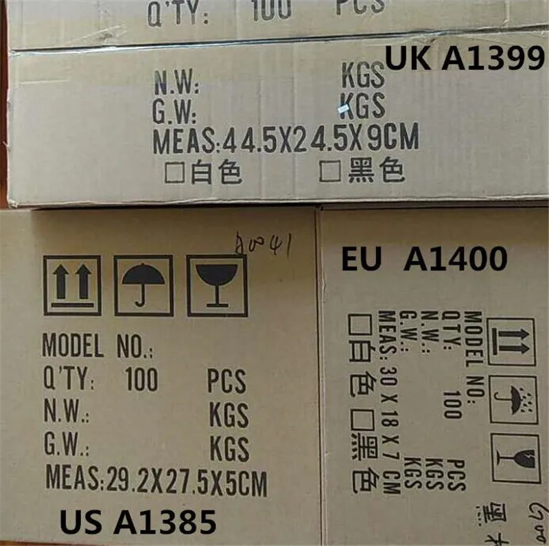 100 шт. OEM оригинальное качество 5 Вт вилка для США/ЕС/Великобритании/Австралии USB