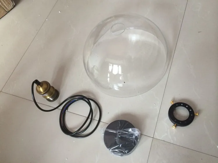 Ganeed винтажные Ретро стеклянные подвесные светильники промышленные Edison кухонные