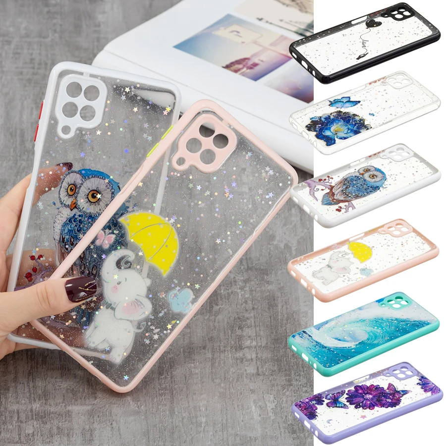 

Phone Case For Samsung Galaxy A12 Nacho India SamsungA12 Case on Coque GalaxyA12 Twinkling Starry Back Cover 6.5 inch Funda Etui