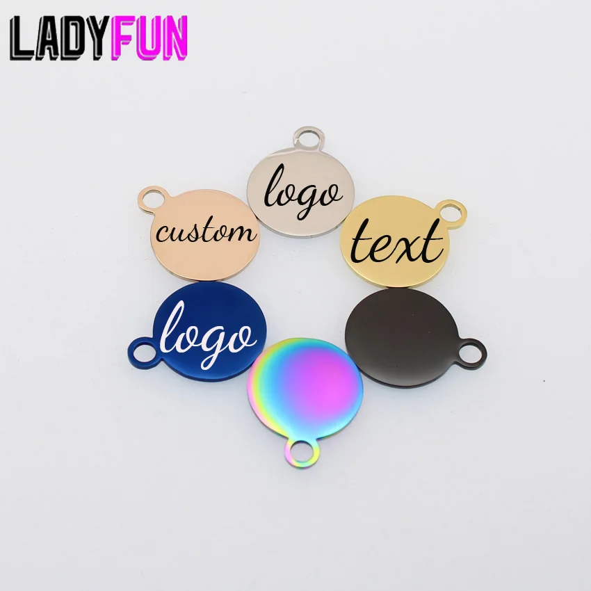 Создайте свой собственный лазер для гравировки логотип на заказ подвеска из