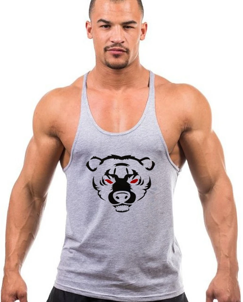 Мужские модные хлопчатобумажные рубашки без рукавов майка для мужчин Фитнес