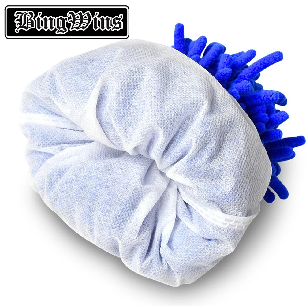 

Car washing gloves, plush car cleaning cloth, hand wipe sleeve, waterproof special coral Plush Bear Paw car, no paint damage, ch