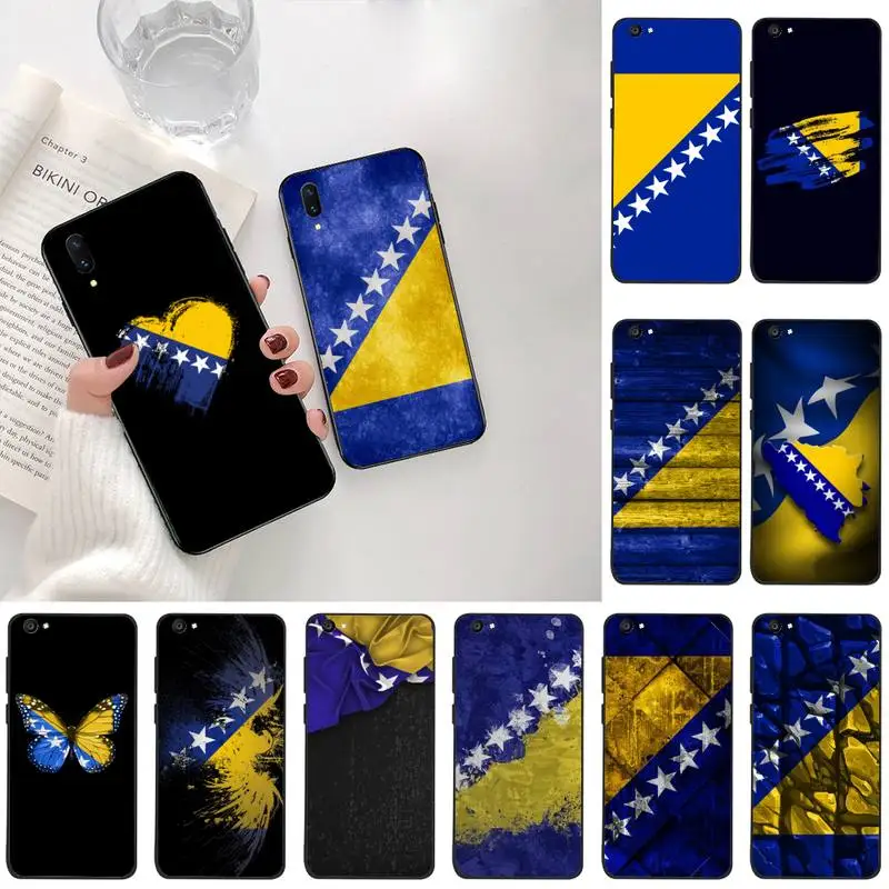 KPUSAGRT Казахстан флаг (13) Мягкая Черная фотография для Vivo Y91c Y17 Y51 Y67 Y55 Y7s Y81S Y19 V17 vivo