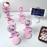 hello kitty cartoon cute desktop phone stand lazy flat stand folding creative telescopic portable