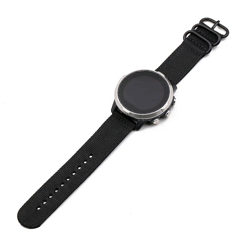 

Nylon strap men's watch accessories for SUUNTO 9 Baro outdoor sports diving can only be strap female 24mm watch band