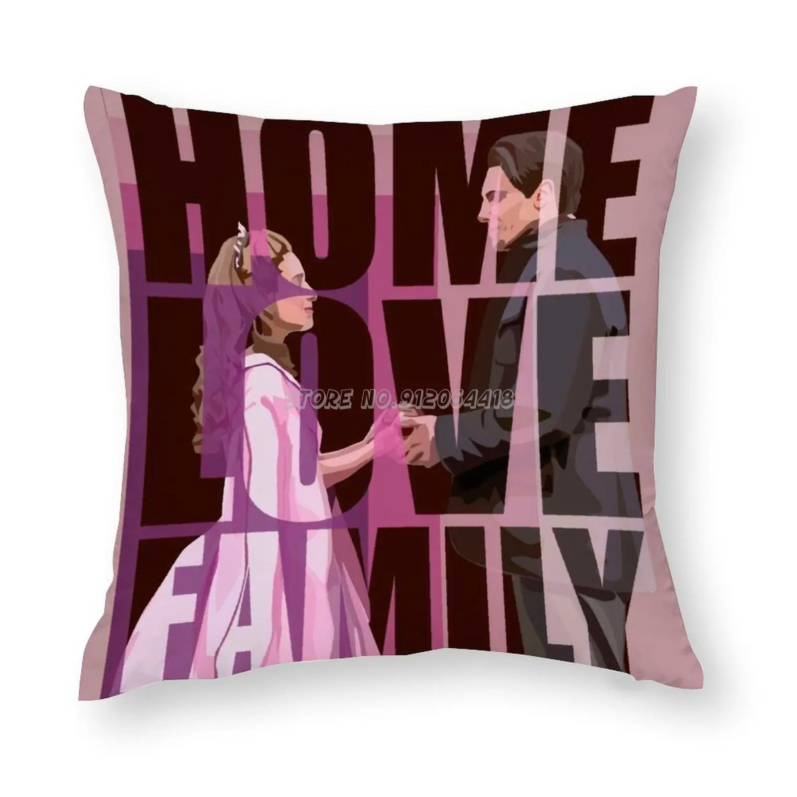 Домашняя Любовь Семья (с цитатами) подушка искусственный фон наволочки
