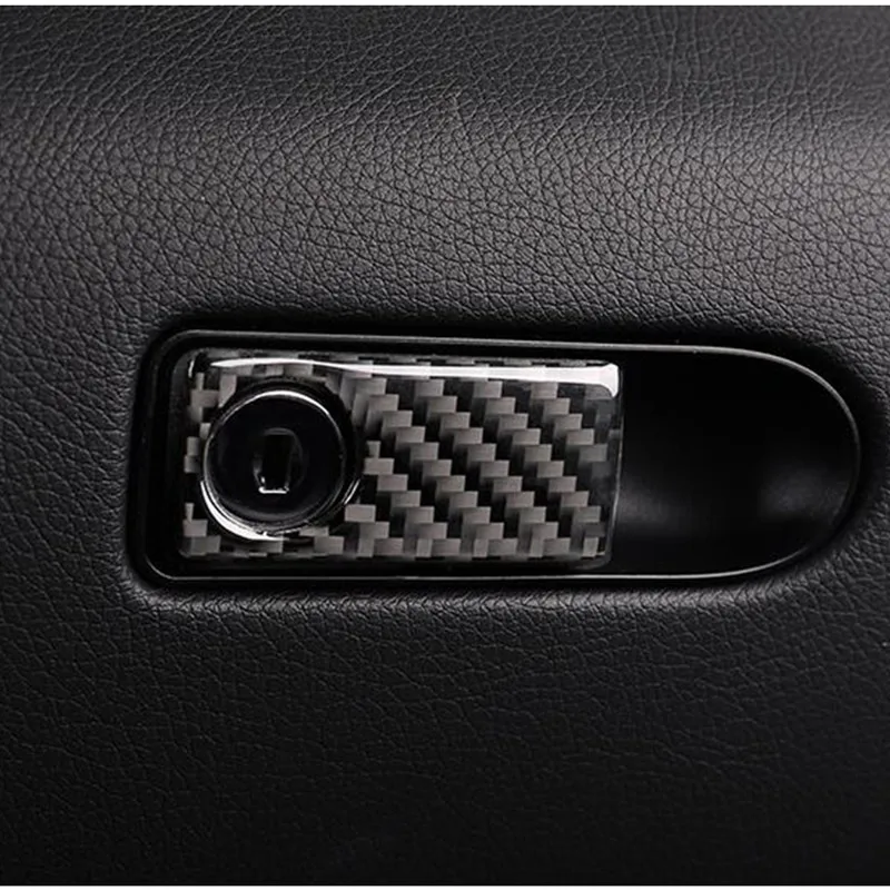Ящик для перчаток из углеродного волокна обшивка панели 2007-2014 Benz C class W204 200 260 300
