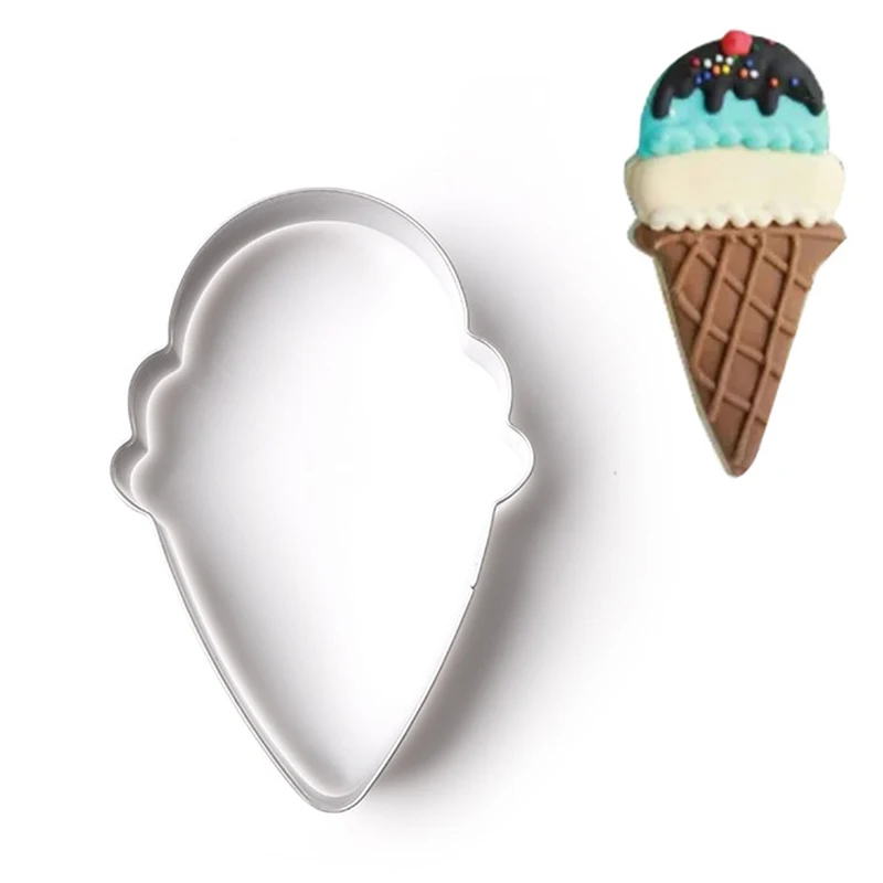 Креативная форма для печенья из нержавеющей стали в форме мороженого выпечки