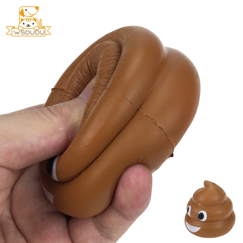 Smile Poop мультфильм мягкие игрушки забавная наклейка для лица и милые сжимаемые