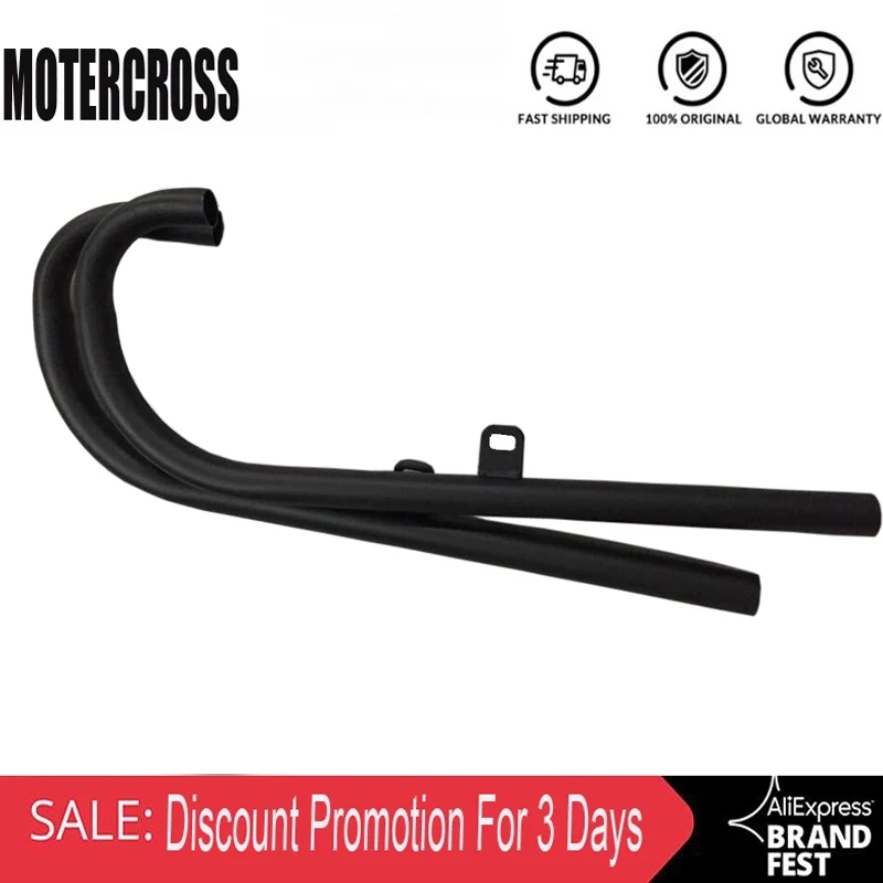 Black CJK750 Motorcycle 24HP Exhaust Muffler For BMW R12 R71 Ural M1 M72 CJ-K750 Parts | Автомобили и мотоциклы