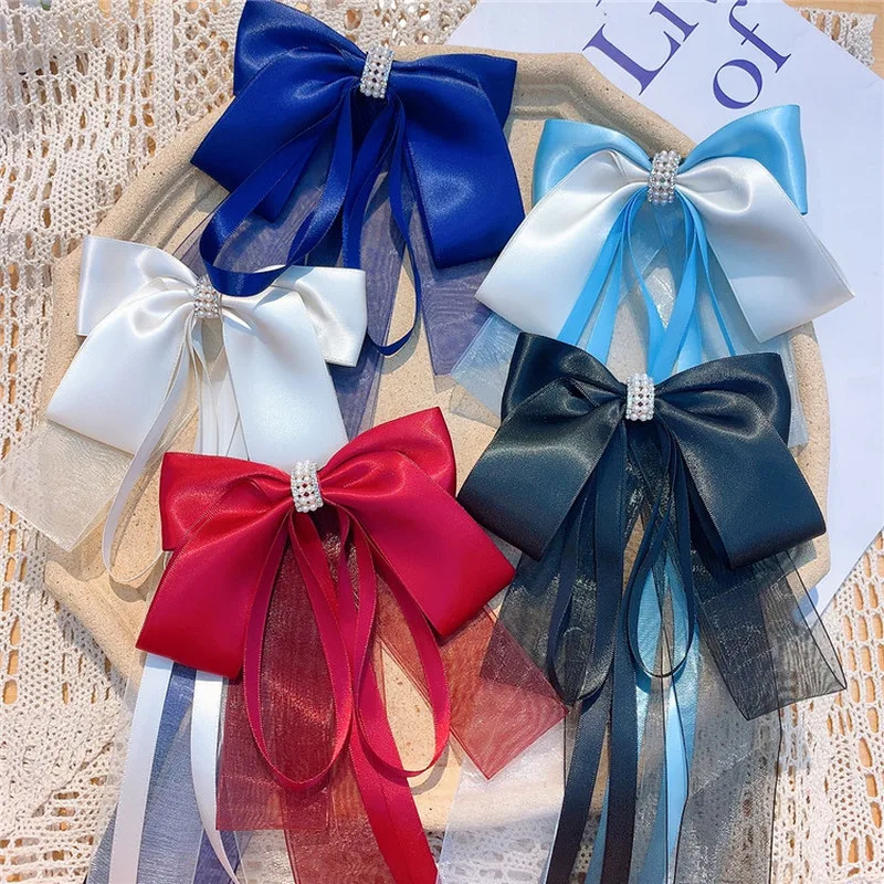 

Новые милые темпераментные Красочные заколки для хвоста для девочек длинные заколки для волос Детские аксессуары для волос модные детские ...