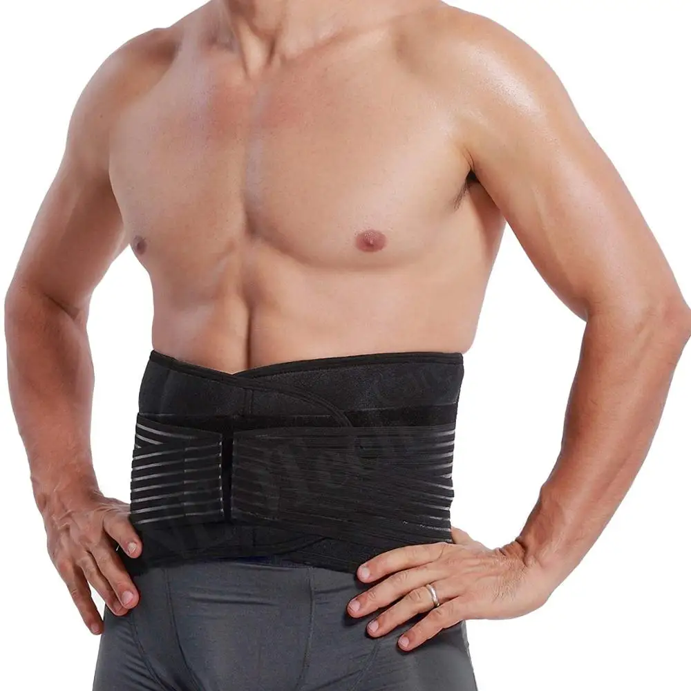 New Lumbar Waist Support Belt Back Brace Corset Trainer Sweat Slim for Fitness Sports Pain Relief | Спорт и развлечения