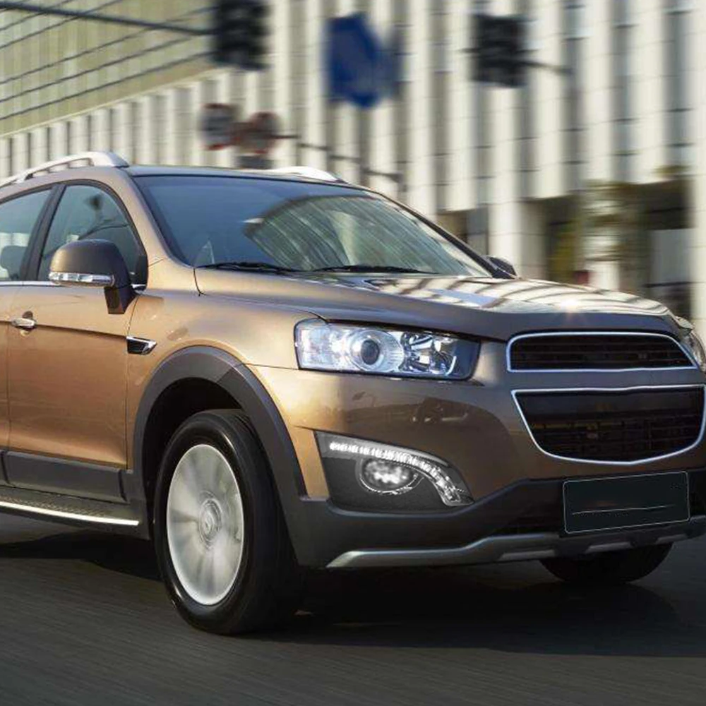 Автомобильные мигающие дневные ходовые огни для Chevrolet Chevy Captiva 2014 2015 2016 2017 DRL