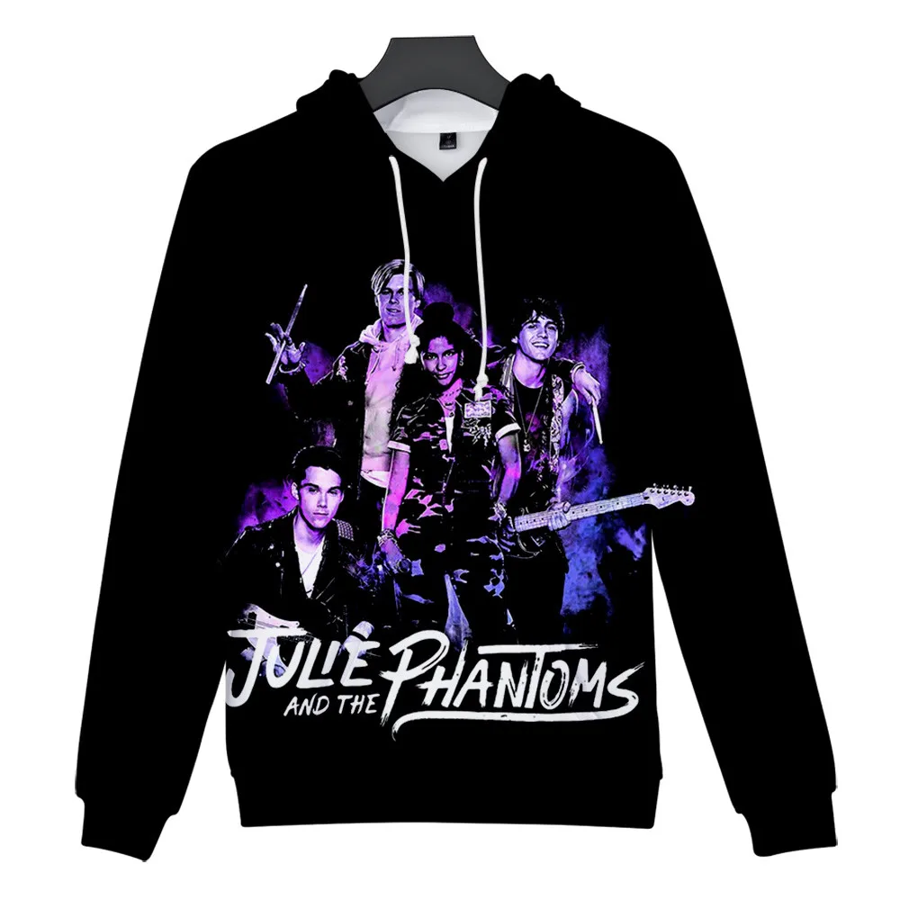 

Толстовка Julie And The Phantoms, свитшот с 3D принтом, модная уличная одежда для мужчин и женщин, модные хип-хоп унисекс, Детские футболки, топы