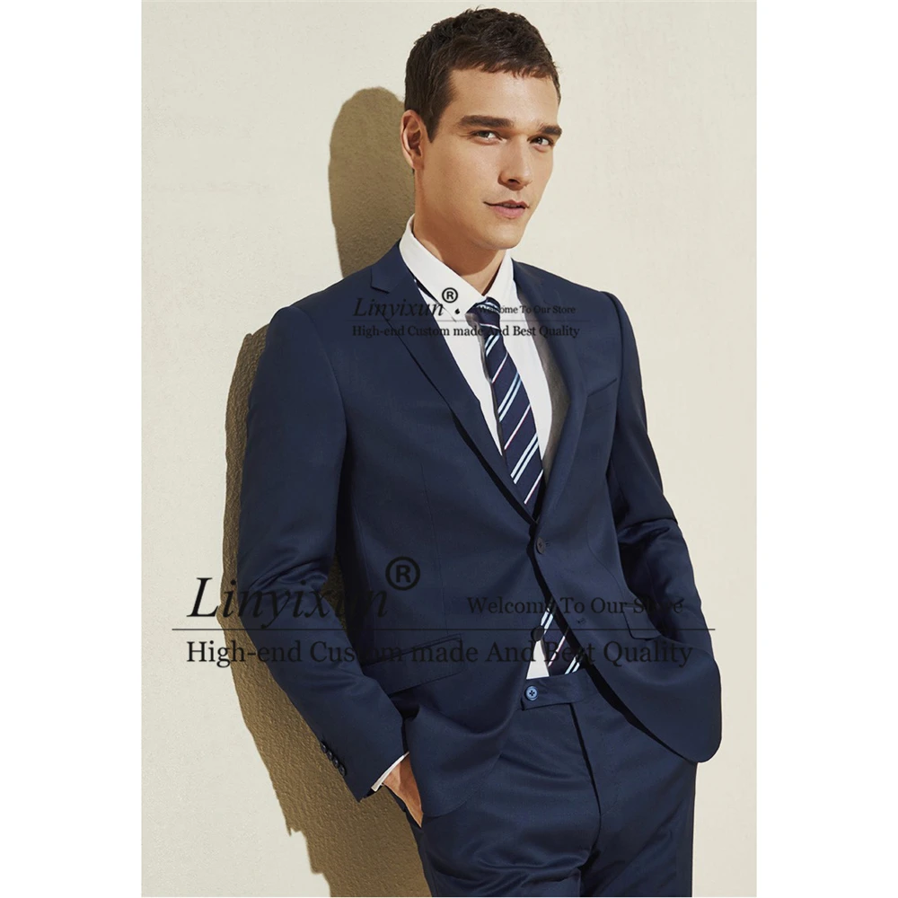 

Fashion Mens Suits Formal Business Professional Male Blazer Slim Fit 2 Piece Jacket Pants Set Wedding Groom Tuxedo Costume Homme