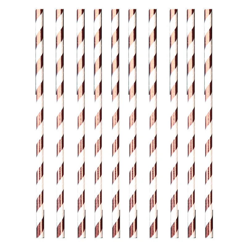 Набор одноразовой посуды из розового золота тарелка бумажная кружка салфетка