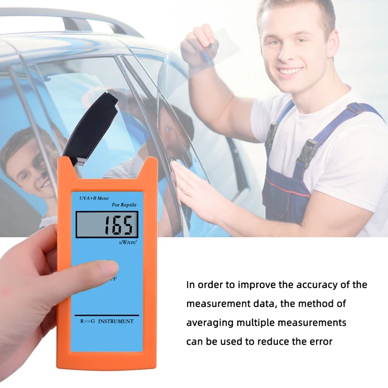 

RGM-UVA+B Meter Reptile Lamps Automotive Insulation Film UV Irradiance Meter 10% REF.NIST UVA B Irradiance Meter