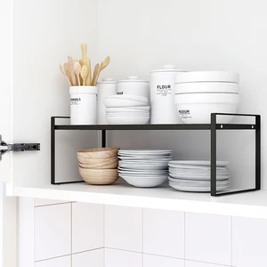 stainless steel kitchen dish rack black tableware bowl fork oil bottle condiment seasoning spice jar storage holder organization free global shipping