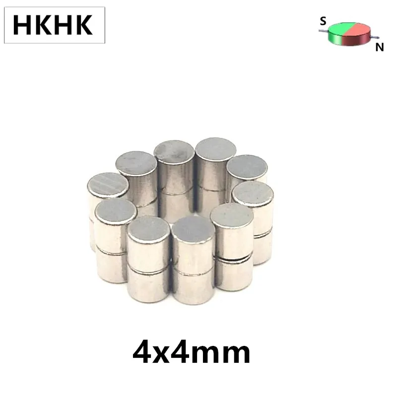 Неодимовый магнит диаметр микро диска 4x4 мм диаметрально Намагниченный сильный