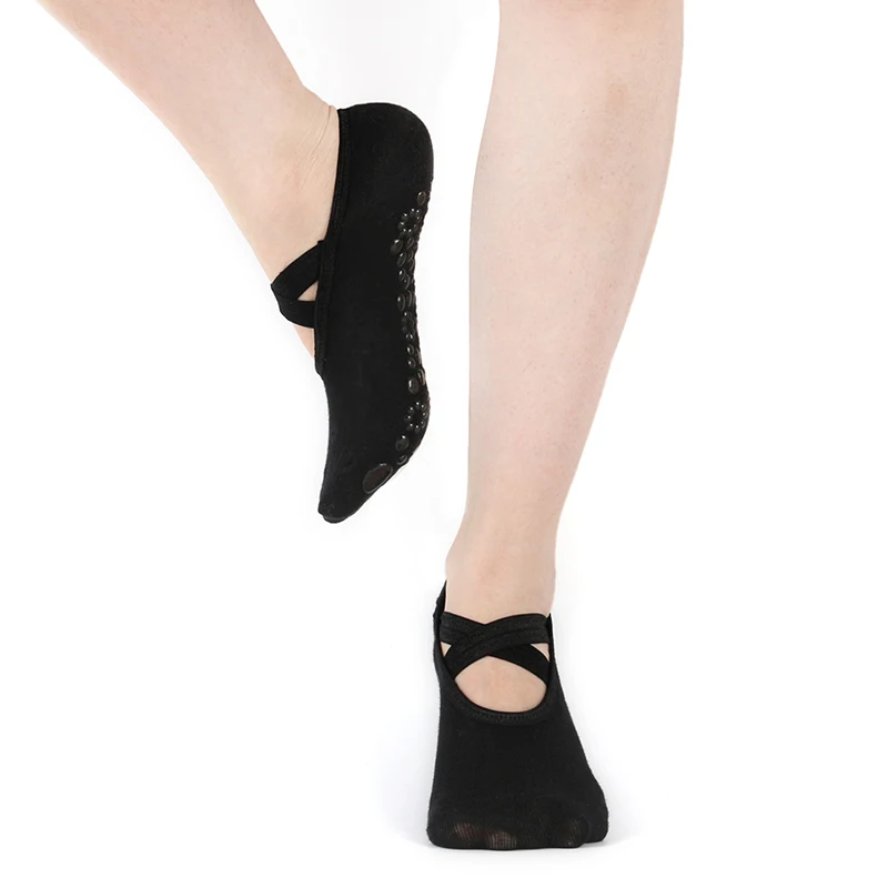 1 пара женские носки для йоги низкие силиконовые Нескользящие Пилатес фитнес