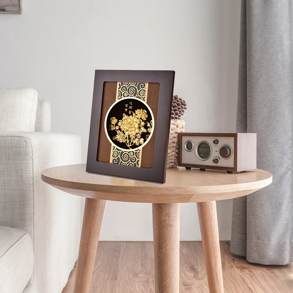 Золотые лепестки розы картины 24 к Золотая фольга картина счастливое богатство